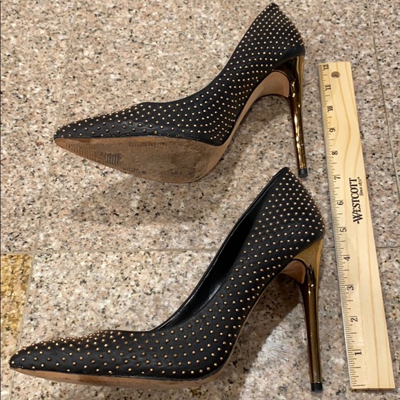 BCBG Max Azria Black heels with gold studs - Picture 5 of 14